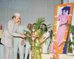 Dr Karan Singh, an MP, inaugurating the conference