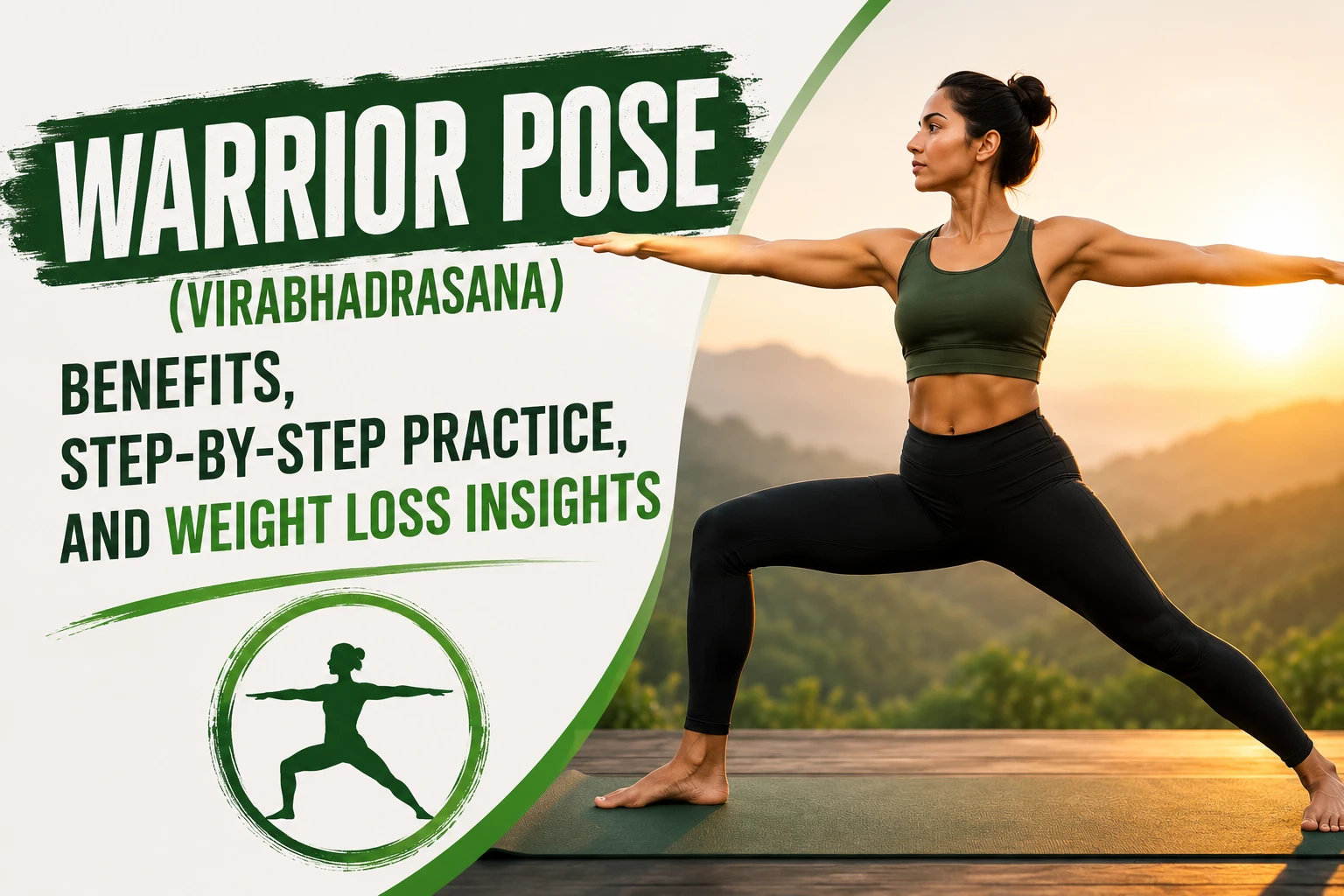 Warrior Pose (Virabhadrasana): Benefits, Step-by-Step Practice, and Weight Loss Insights