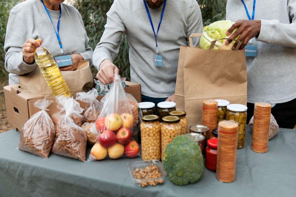 Increase in food bank donation