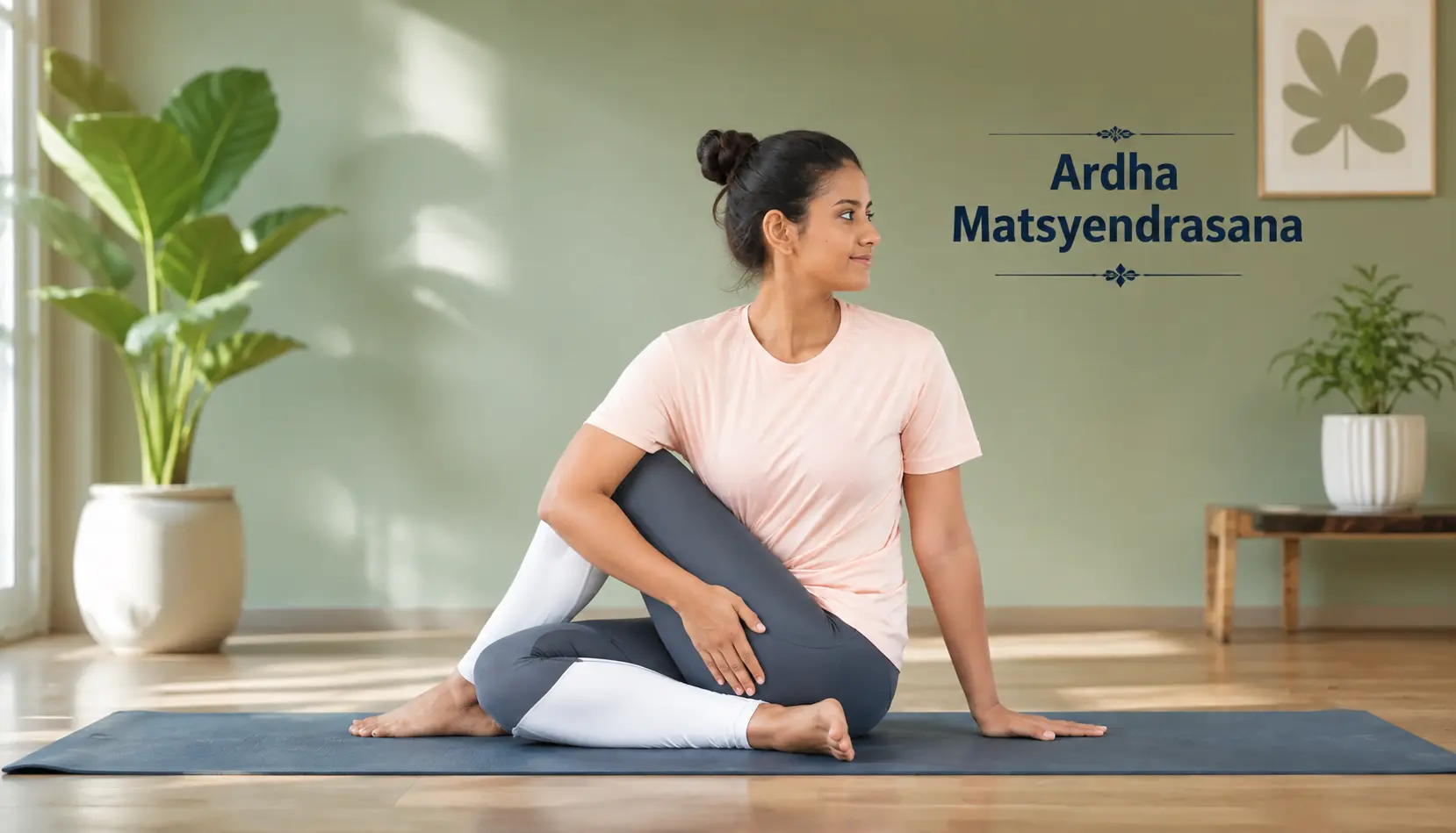 Ardha Matsyendrasana: Half Spinal Twist Pose