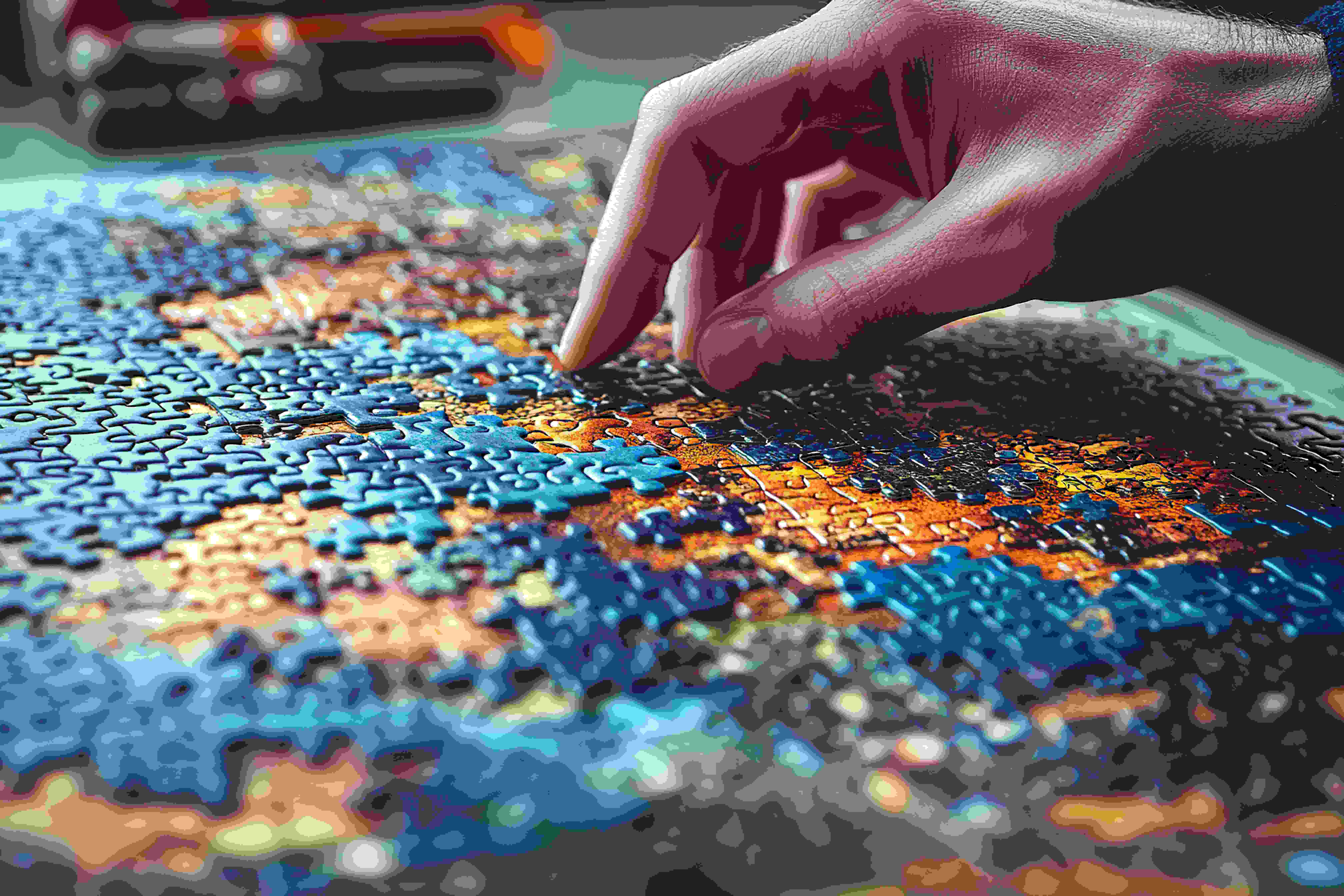 Tactile puzzles solved by visually challenged make it to the Guiness books