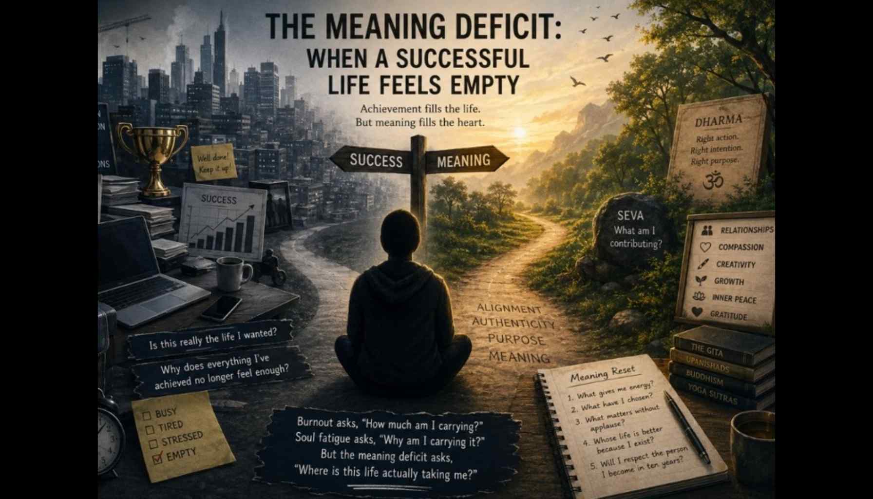 Why successful lives feel empty