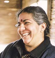 Environmental activist Vandana Shiva, founder of Bija Vidyapeeth